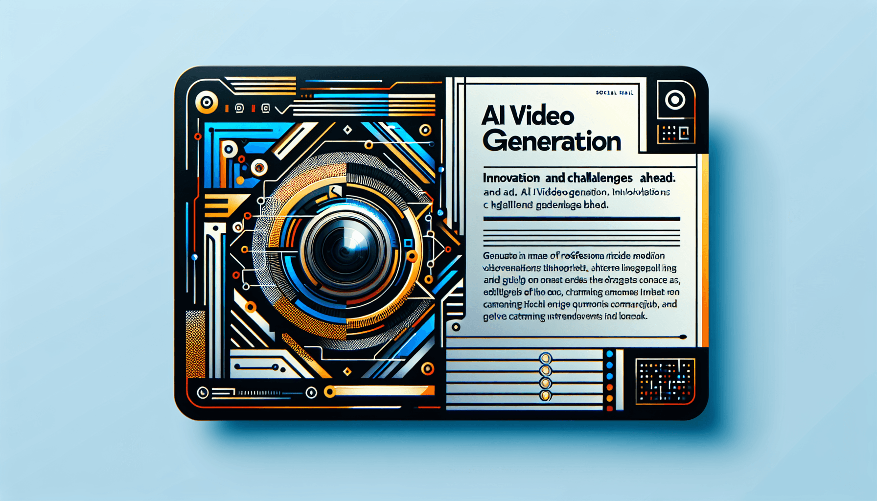 AI Video Generation: Innovation and Challenges Ahead